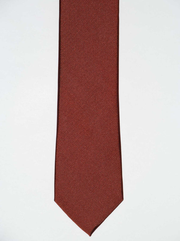Krawatte, 100% Seide, 7,5cm, Twill, Cognac