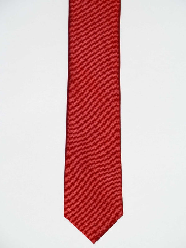Krawatte, 100% Seide, 6cm slim, Ripps, Rot