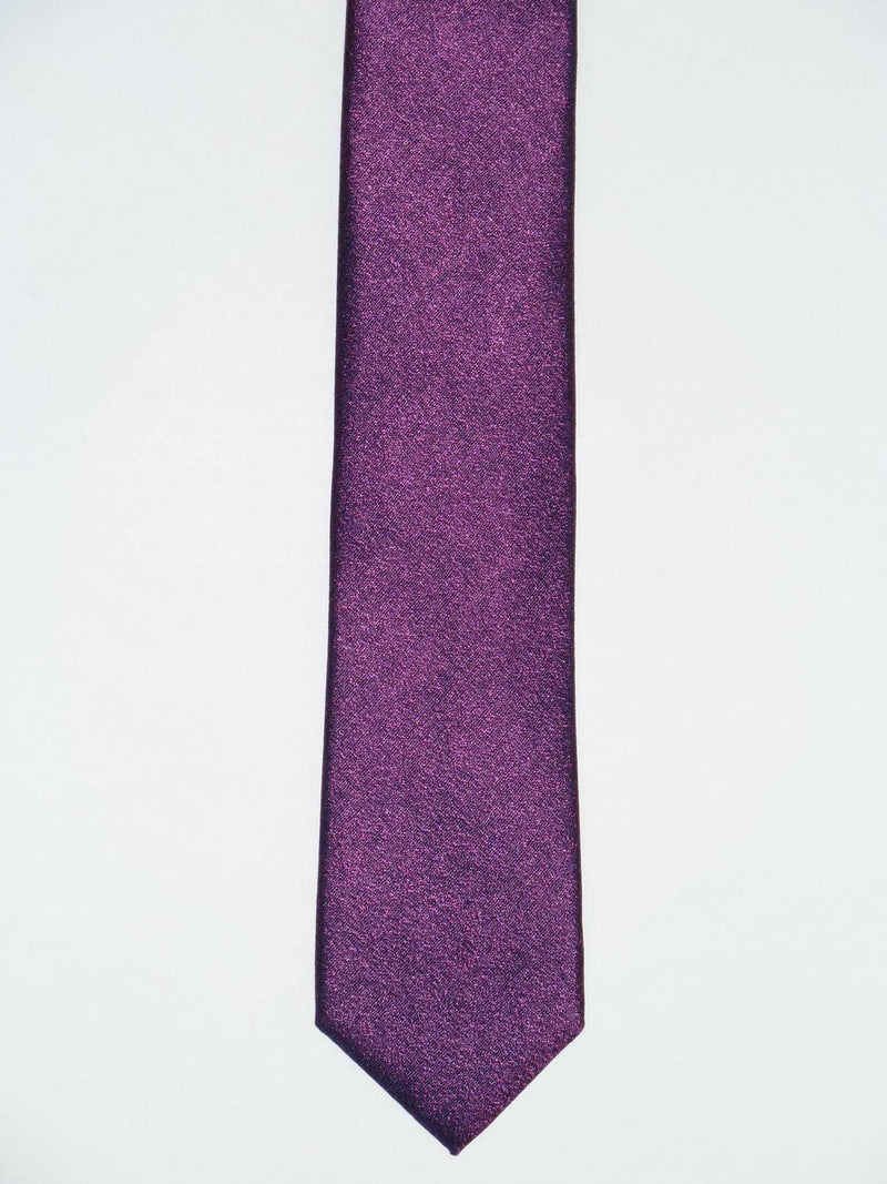Krawatte, 100% Seide, 6cm slim, offene Struktur, Beere