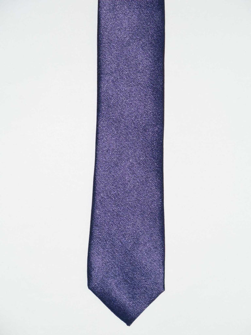 Krawatte, 100% Seide, 6cm slim, offene Struktur, Lila