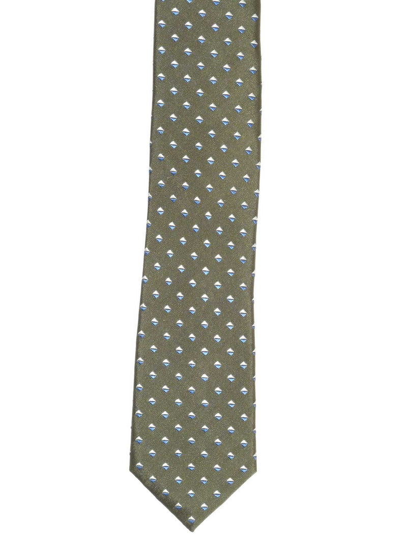 Krawatte, 100% Seide, 6cm slim, Minimal, Dunkelgrün