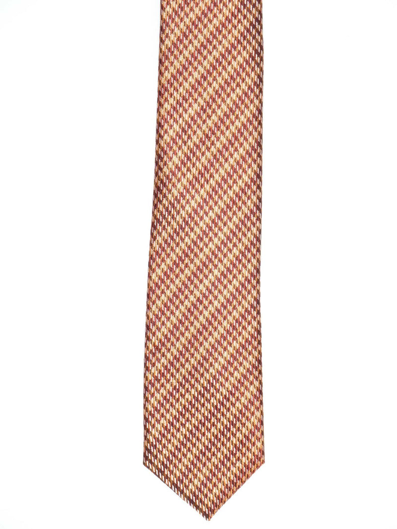 Krawatte, 100% Seide, 6cm slim, Minimal, Orange