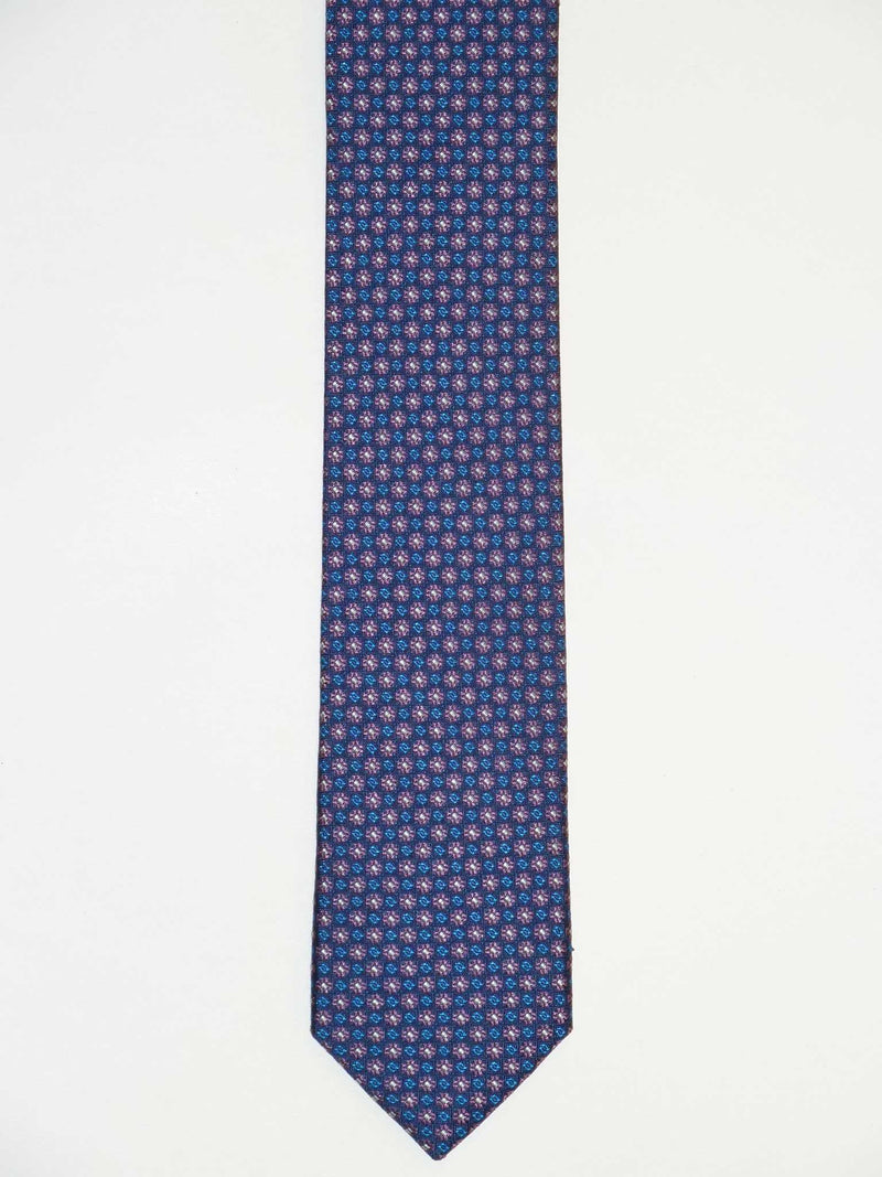 Krawatte, 100% Seide, 6cm slim, Minimal, Royalblau