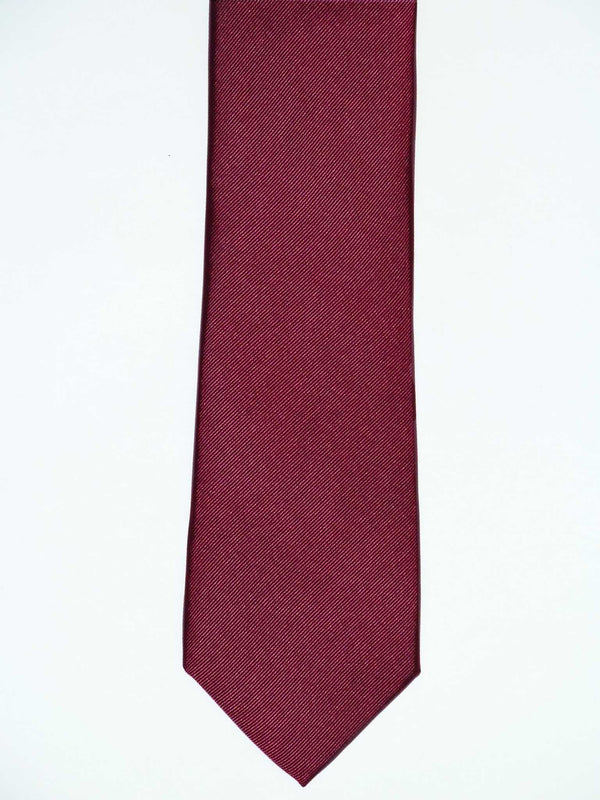 Krawatte, 100% Seide, 7,5cm, Twill, Beere