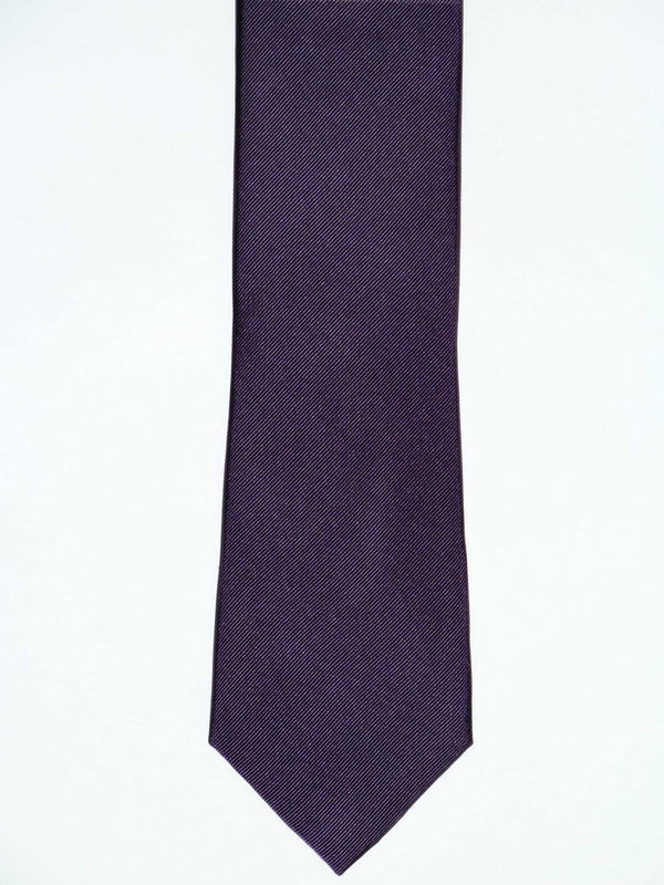 Krawatte, 100% Seide, 7,5cm, Twill, Lila