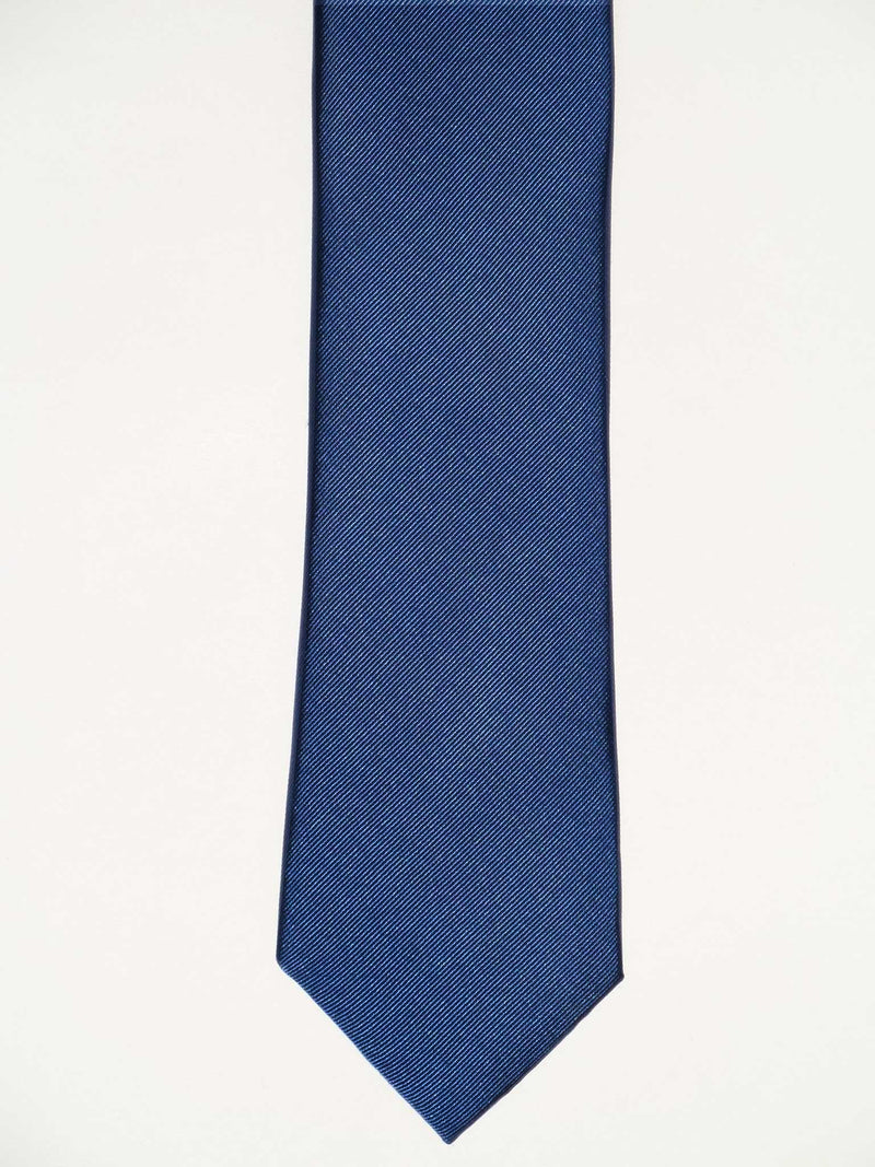 Krawatte, 100% Seide, 7,5cm, Twill, Royalblau