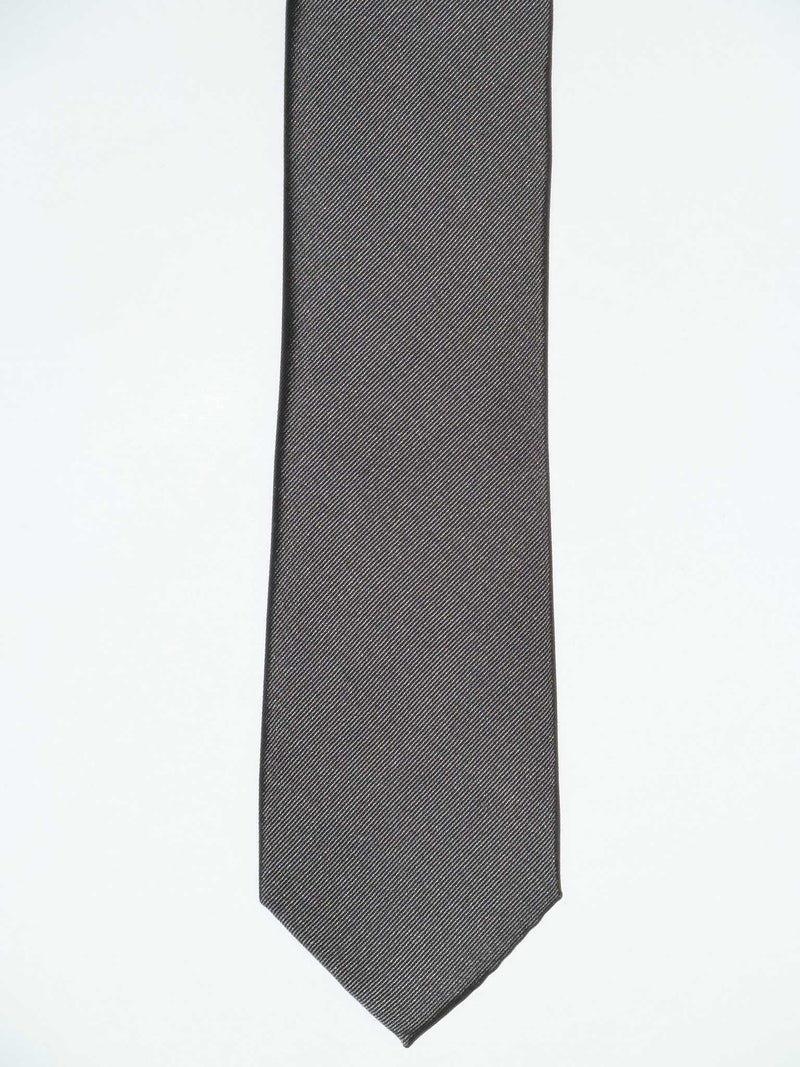 Krawatte, 100% Seide, 7,5cm, Twill, Grau