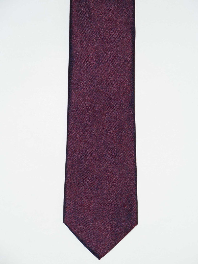 Krawattenfabrik offene Bordeaux Seide, – MAICA Krawatte, Struktur, 7,5cm, 100%