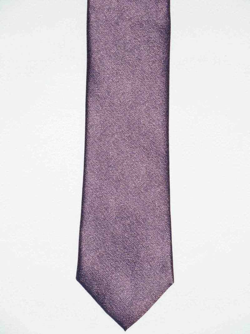 Krawatte, 100% Seide, 7,5cm, offene Struktur, Rose