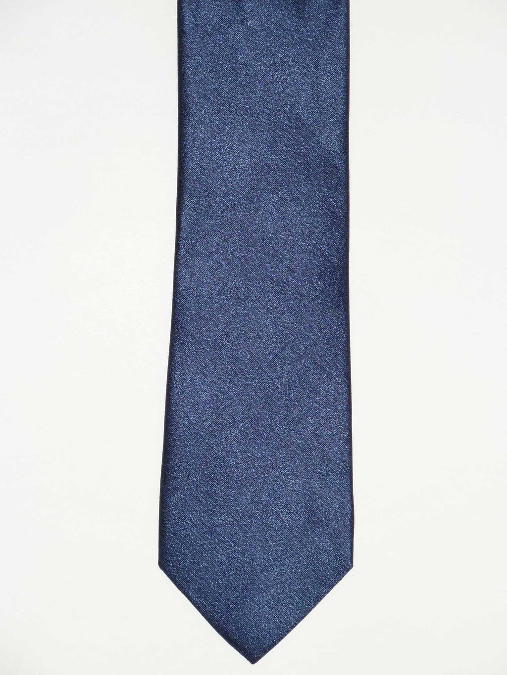 Krawatte, 100% Seide, Royalblau MAICA Krawattenfabrik Struktur, offene 7,5cm, –