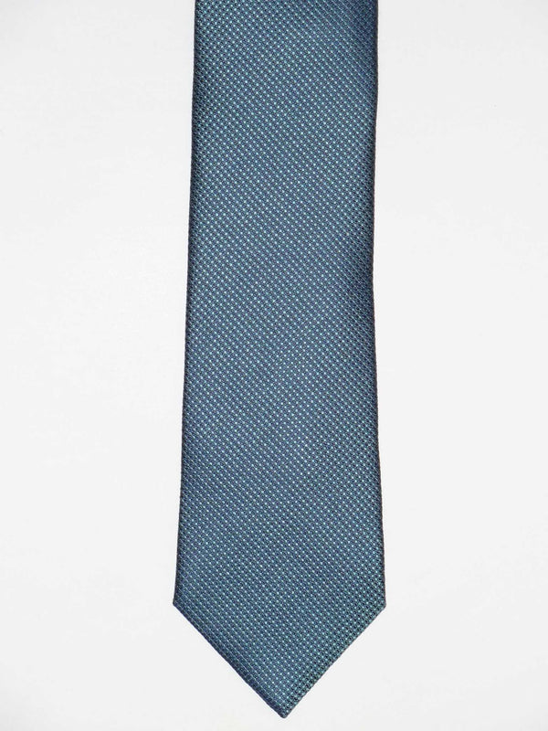 Krawatte, 100% Seide, 7,5cm, Minimalstruktur, Mint