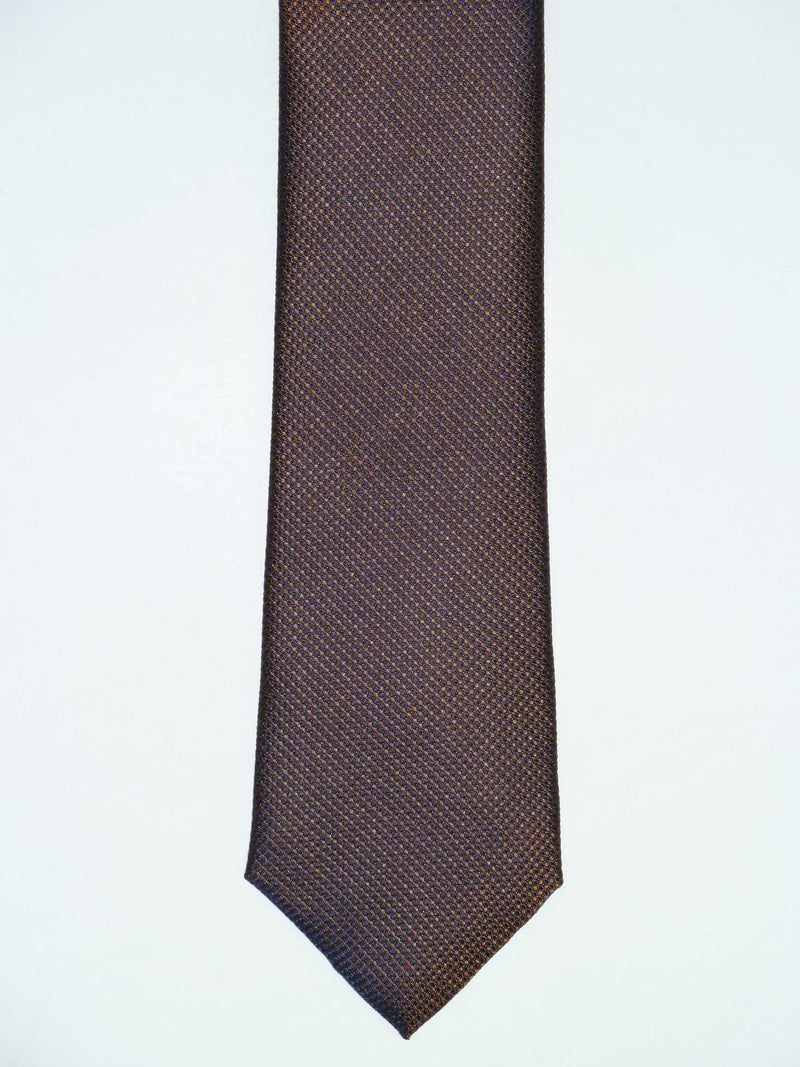 Krawatte, 100% Seide, 7,5cm, Minimalstruktur, Hellbraun