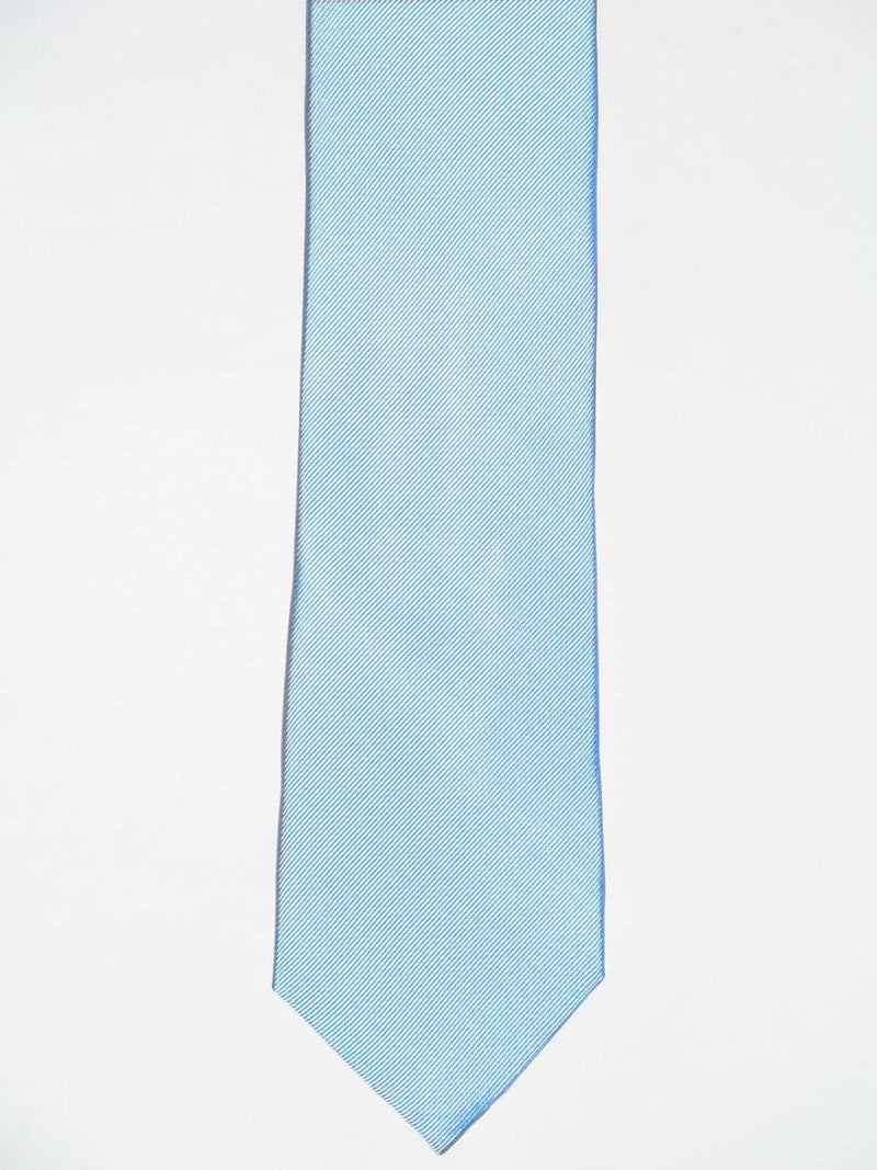 Krawatte, 100% Seide, 7,5cm, Twill, Hellblau