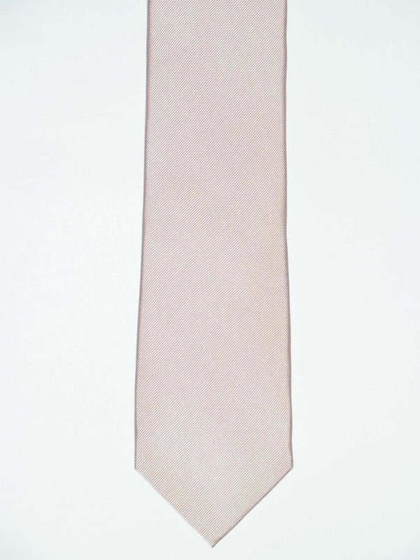 Krawatte, 100% Seide, 7,5cm, Twill, Altrosé (nudefarben)