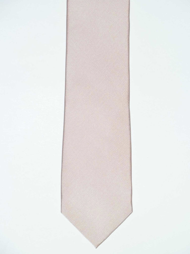 Krawatte, 100% Seide, 7,5cm, Twill, Altrosé (nudefarben)