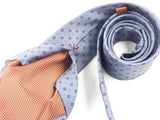 Krawatte, 100% Seide, 7,5cm, Minimal, Grau